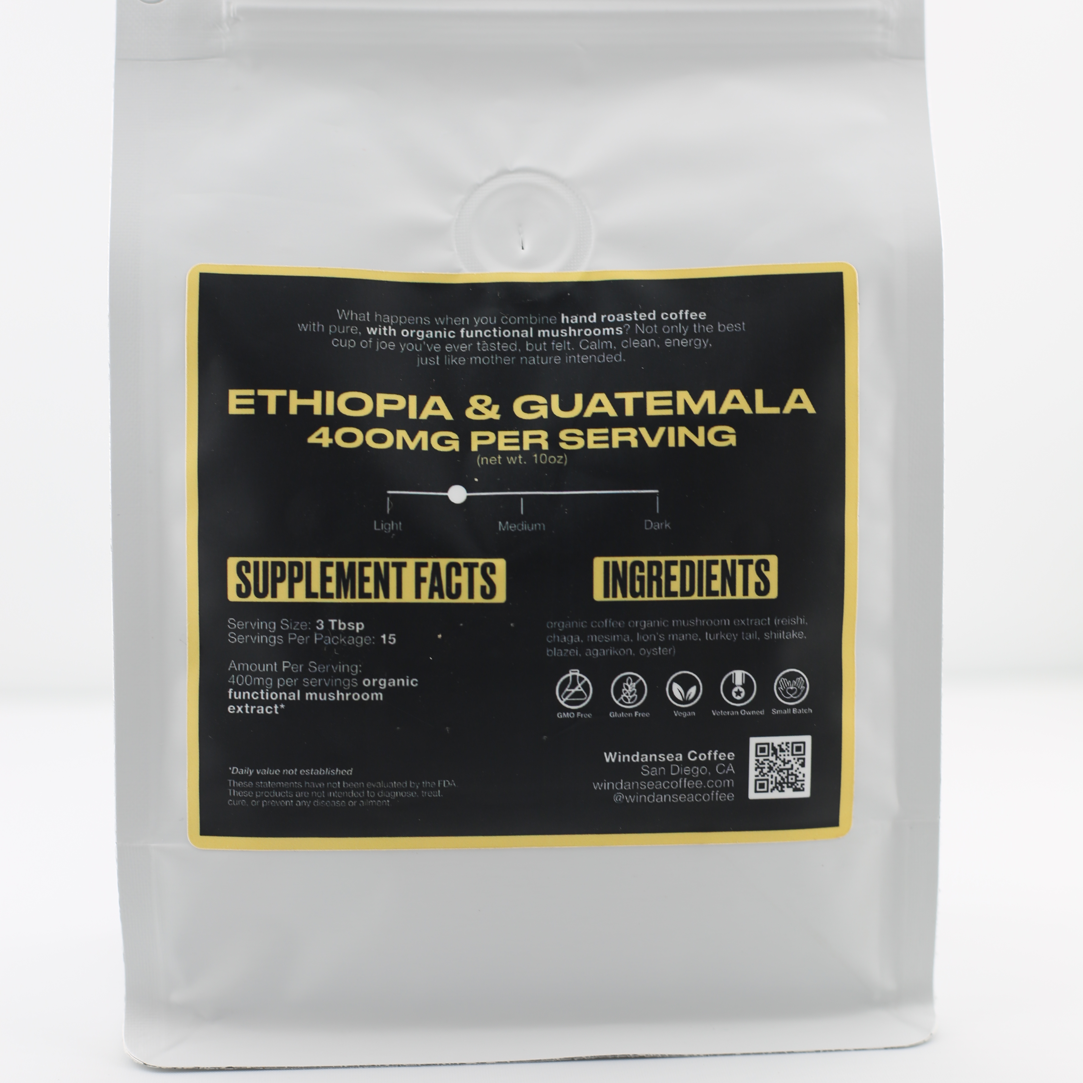 CAPE FEAR - Mushroom Infused Coffee - Light Roast